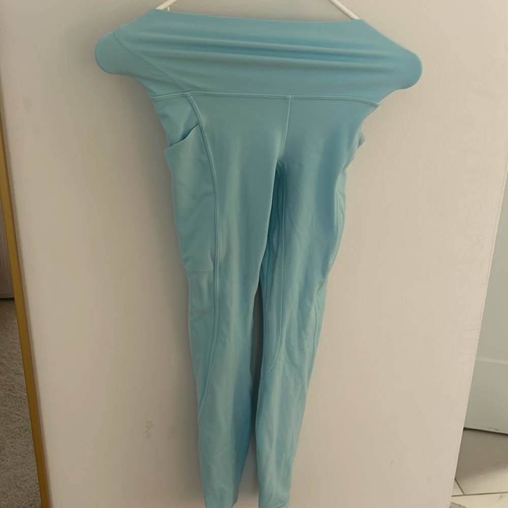 Lululemon icing blue leggings